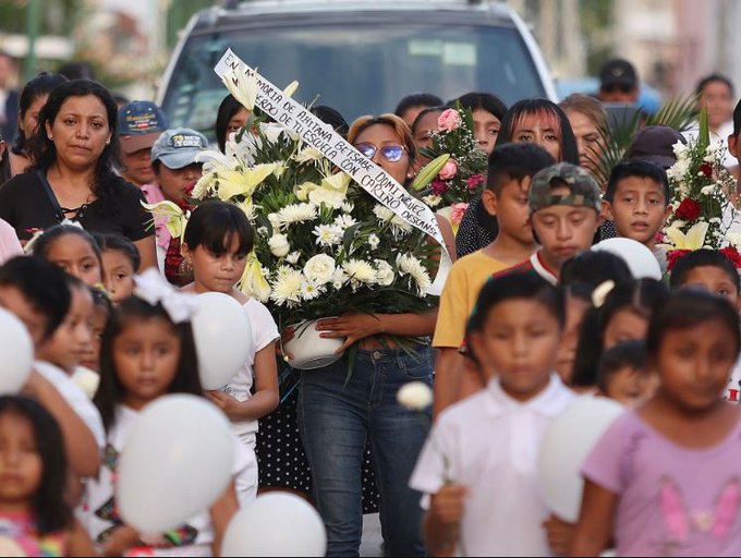 Zoé Robledo promete justicia para Aitana, niña que murió prensada por elevador