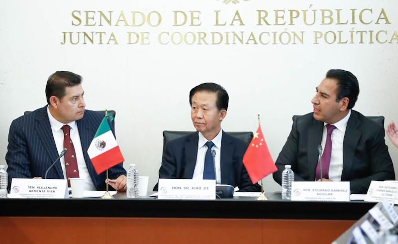 Senado refrenda compromiso para fortalecer vínculos comerciales con China