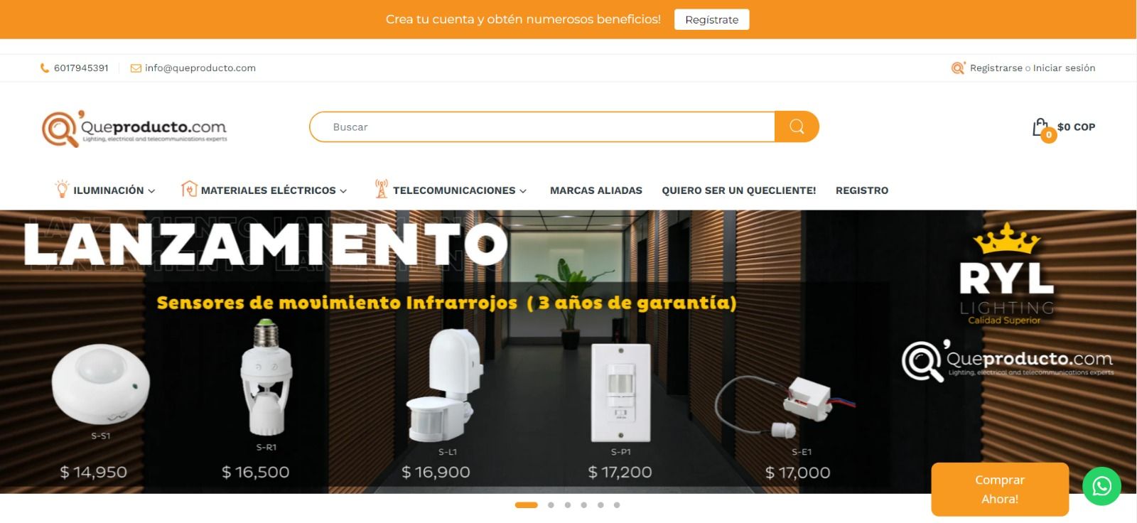 Queproducto.com, distribuidor mayorista de productos de iluminación, presenta beneficios