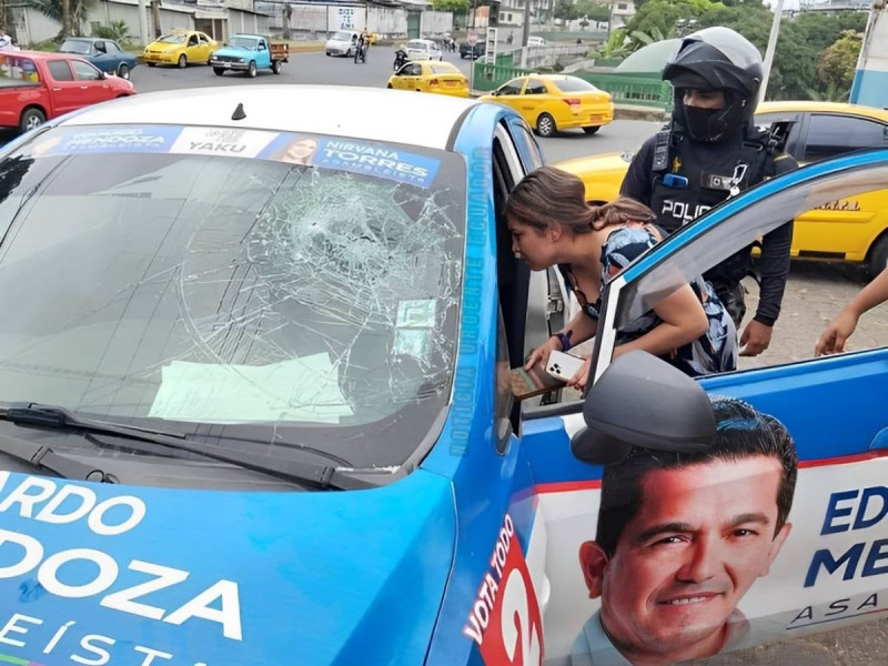 Atacan a tiros a Estefany Puente, candidata a la Asamblea Nacional de Ecuador