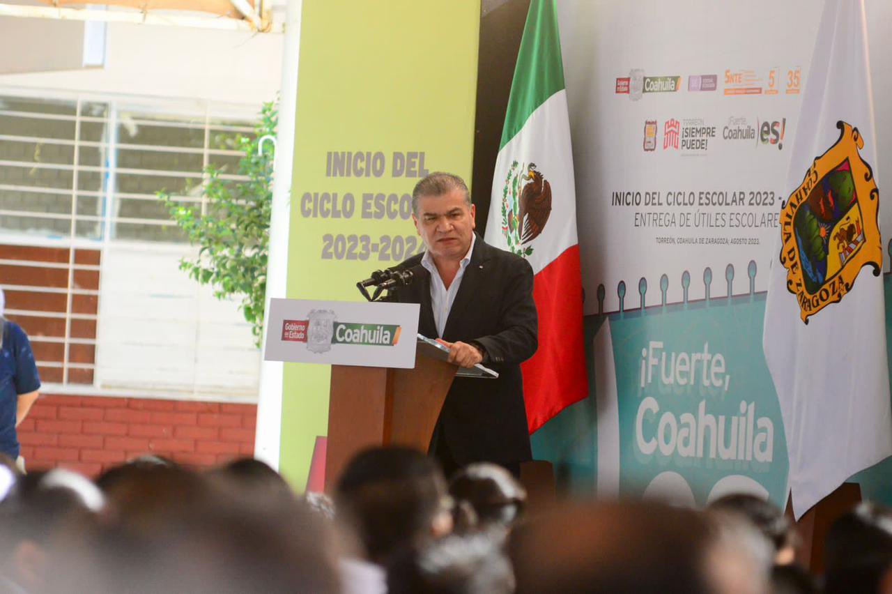 Coahuila anuncia reimpresión de libros de texto del ciclo escolar pasado