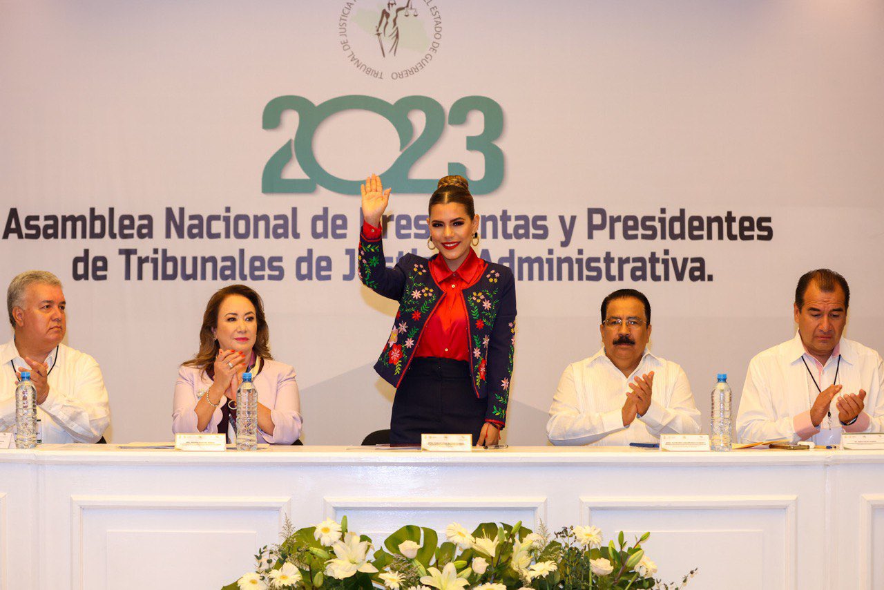 Inaugura Evelyn Salgado la Asamblea Nacional de Presidentas y Presidentes de Tribunales de Justicia Administrativa