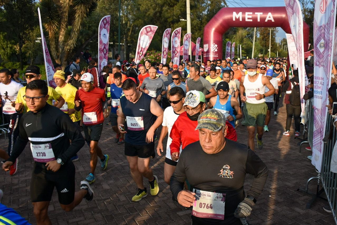 Participan 4 mil personas en la Carrera “Ponte Pila” Aragón 5K con rumbo al Maratón de la CDMX
