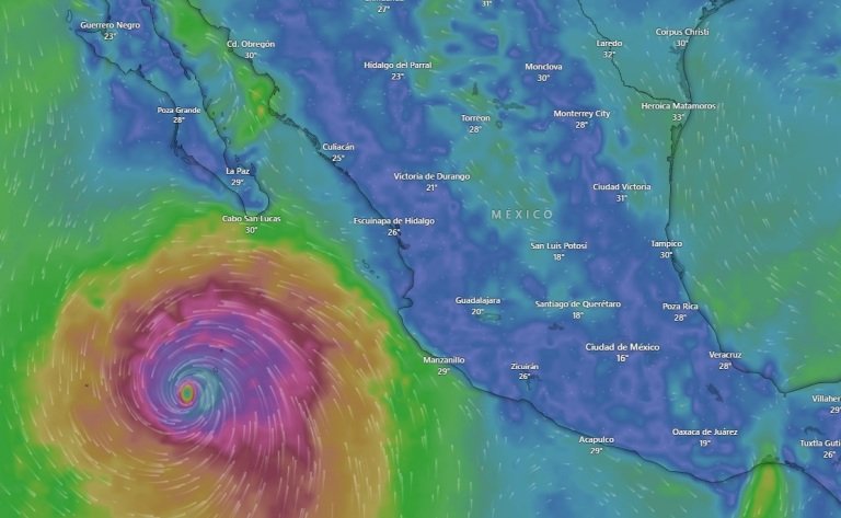 ’Hilary’ se intensifica a huracán categoría 4
