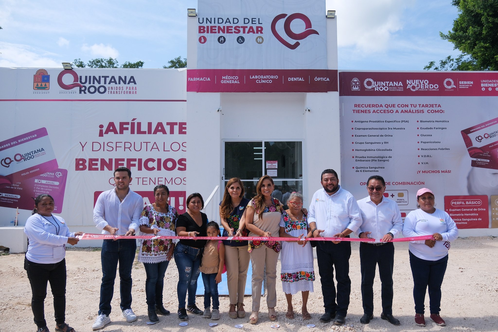 Mara Lezama inaugura la tercera Unidad Médica del Bienestar en QRoo