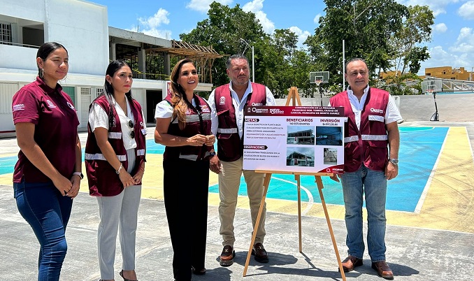 Mara Lezama invierte en educación con obras de calidad