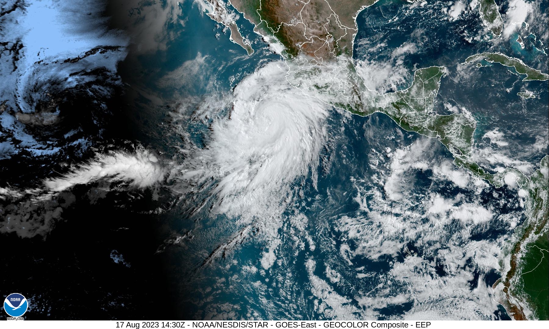 Tormenta ’Hilary’ se intensifica a huracán categoría 1