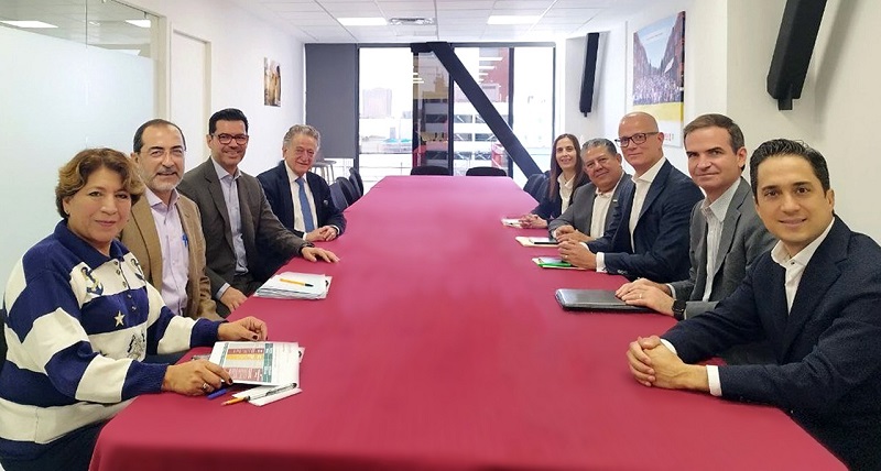 Delfina Gómez, Gobernadora Electa, sostiene reunión con titular de Banobras