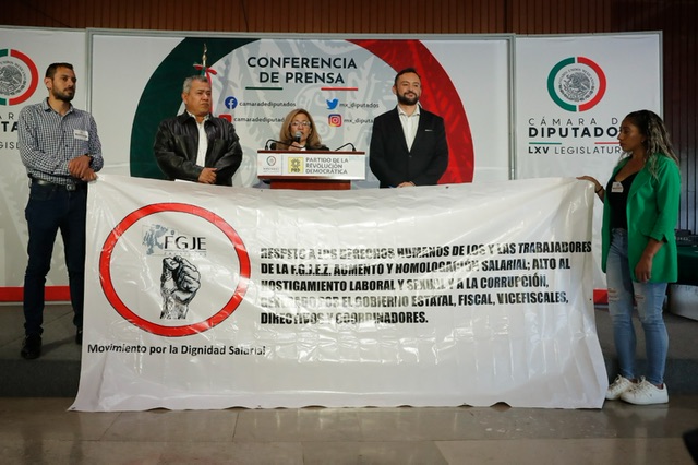 Apoya Marcelino Castañeda demandas de trabajadores de la FGJEZ que exigen aumento salarial y mejores condiciones laborales