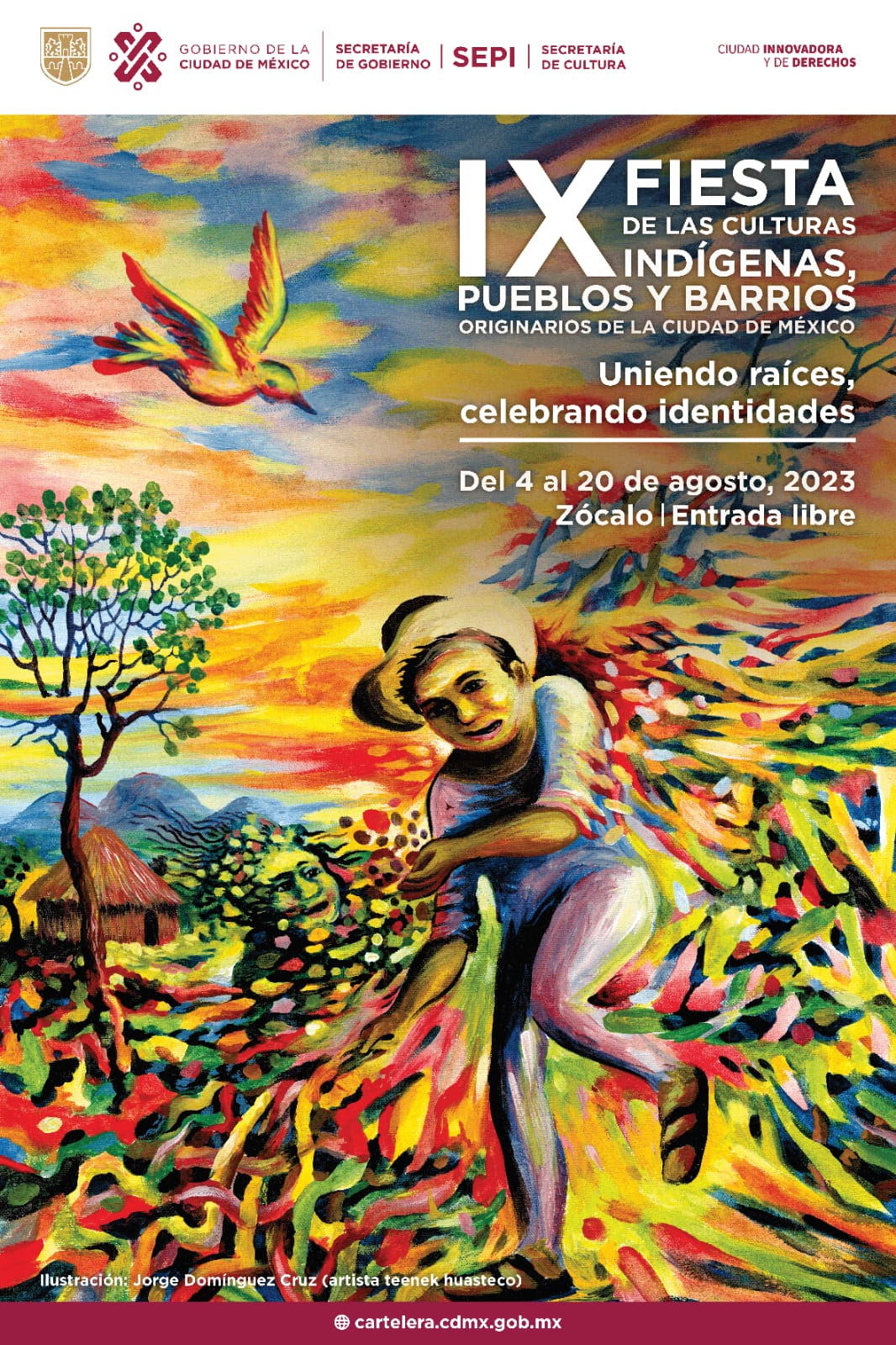 Se inaugura la IX Fiesta de Cultura Indígenas, Pueblos y Barrios Originarios de la CDMX