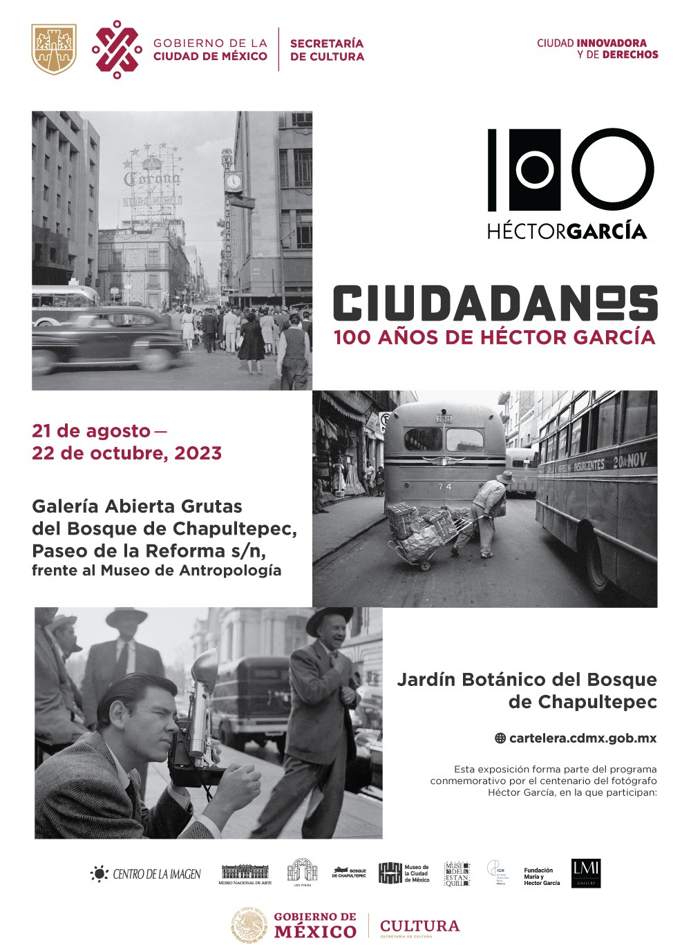 Inauguran en las Rejas de Chapultepec la exposición “Ciudadanos. 100 Años de Héctor García”