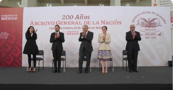 Archivo General de la Nación cumple 200 años; 4T destina presupuesto histórico al cuidado de la memoria nacional: AMLO