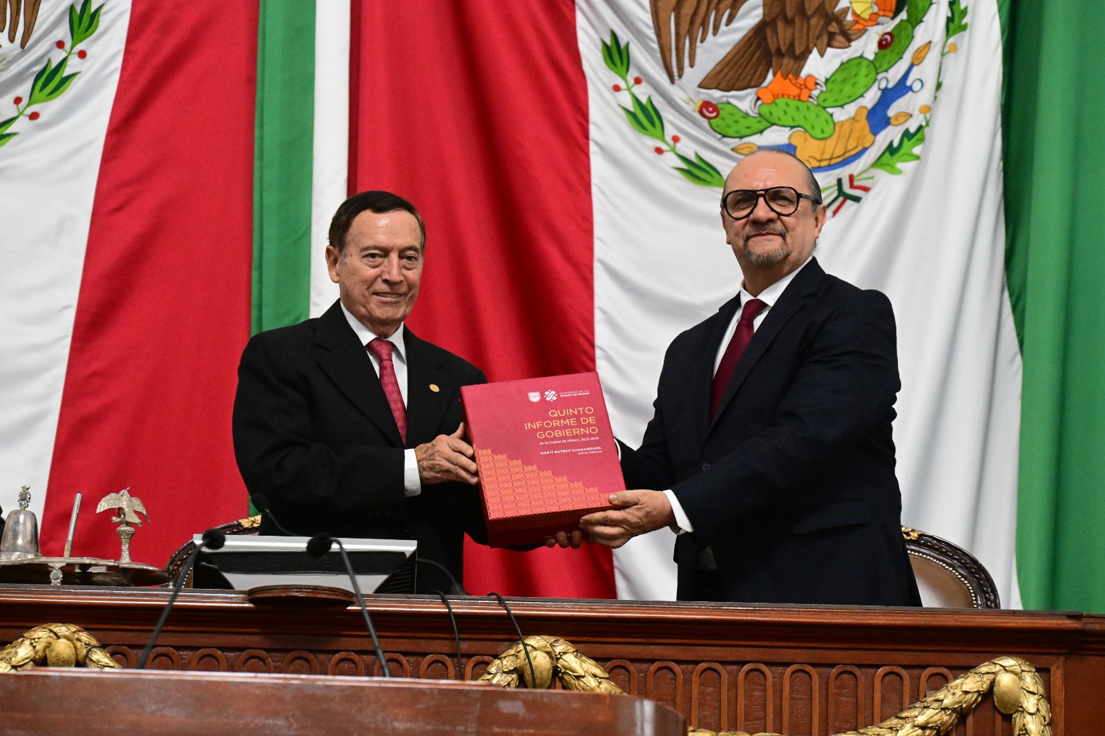 El Congreso local recibió quinto informe de gestión del gobierno capitalino