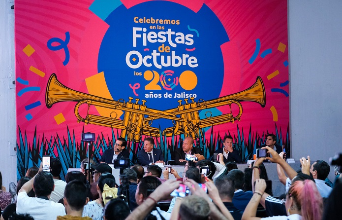 Enrique Alfaro presenta la programación de las Fiestas de Octubre 2023