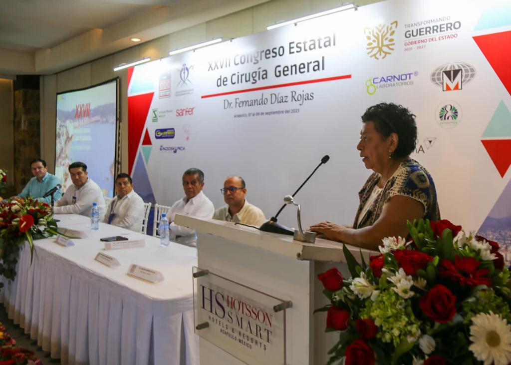 Inaugura Aidé Ibarez Castro el XXVII Congreso Estatal de Cirugía General en Acapulco