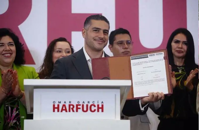 García Harfuch se registra para buscar la candidatura de Morena a la CDMX