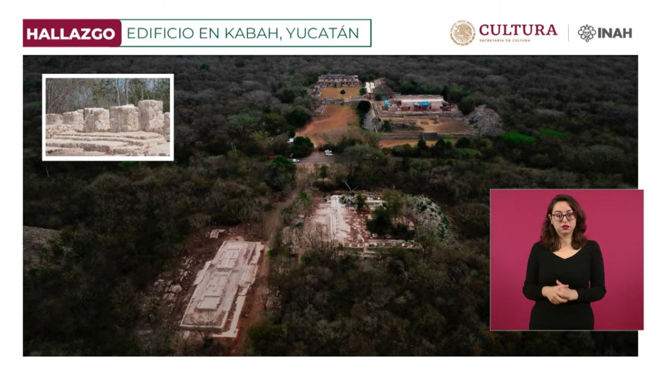 INAH halla dos conjuntos de edificios ocultos en Kabah, Yucatán
