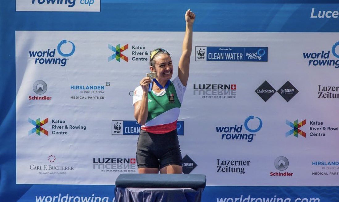Kenia Lechuga consigue histórica medalla en el Mundial de Remo