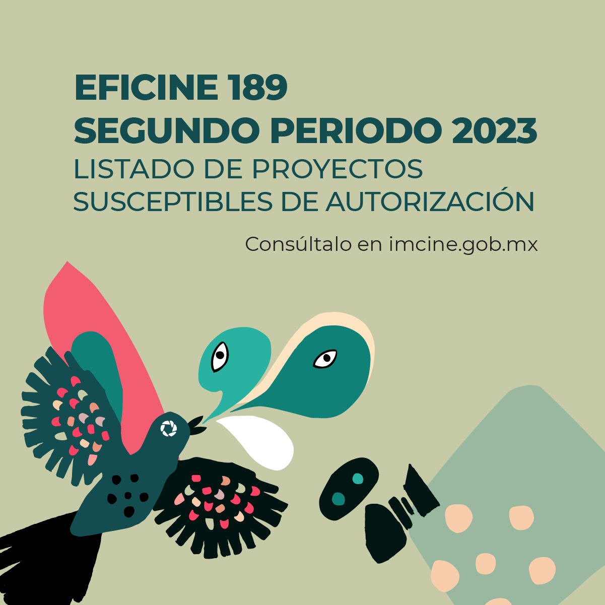 Publica Imcine proyectos susceptibles de autorización del segundo periodo del Eficine 2023
