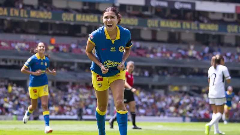 América Femenil vence al Real Madrid Femenil en el Azteca