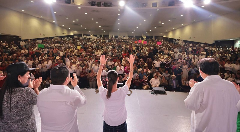 “En Tabasco se construye la unidad”, afirma Claudia Sheinbaum