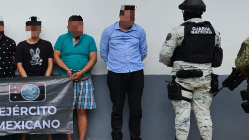 Detienen a célula criminal en Buenavista