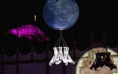Festival de Teatro de Calle en Zacatecas cierra con el show de ballet aéreo “Sylphes”