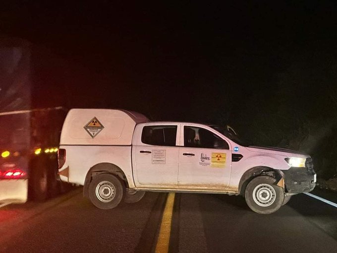 Localizan en Chiapas camioneta que contenía fuente radioactiva; fue robada en Tabasco