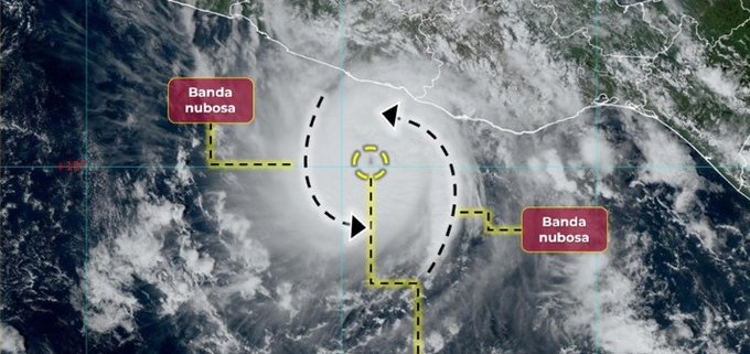 ’Otis’ se intensifica a huracán a categoría 2