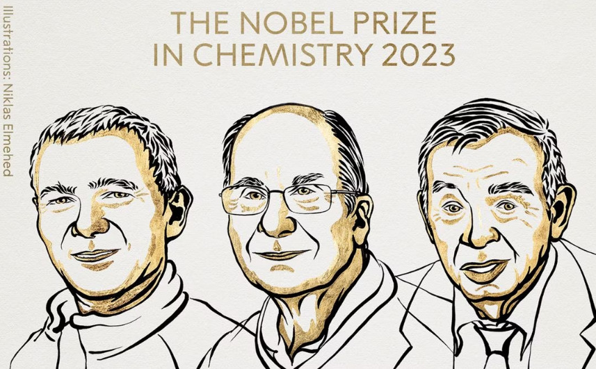 Otorgan el Nobel de Química 2023 a tres científicos por su estudio de nanopartículas