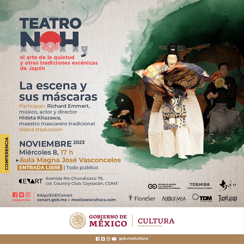 El arte de la quietud del Teatro Noh llega al Cenart