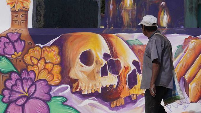 Pomuch, el pueblo de Campeche donde limpian los huesos de los muertos