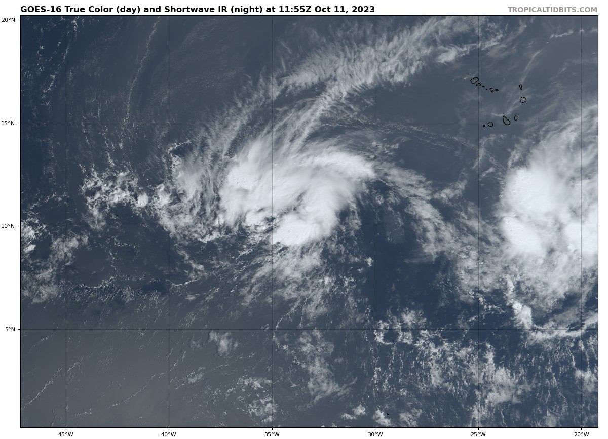 Se forma la tormenta tropical ‘Sean’ en el Atlántico
