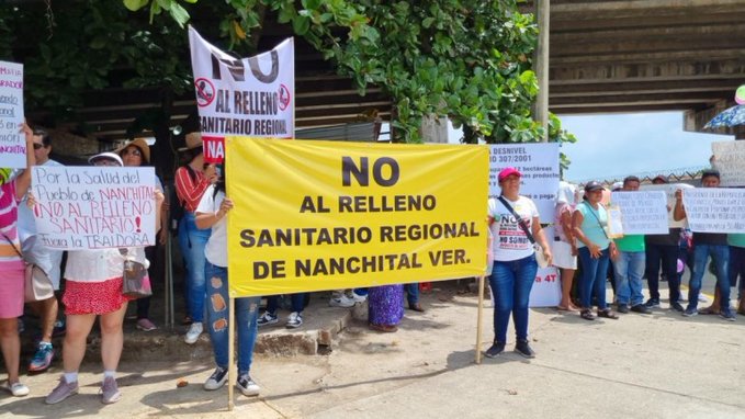 Semarnat cancela el proyecto de relleno sanitario en Nanchital, Veracruz