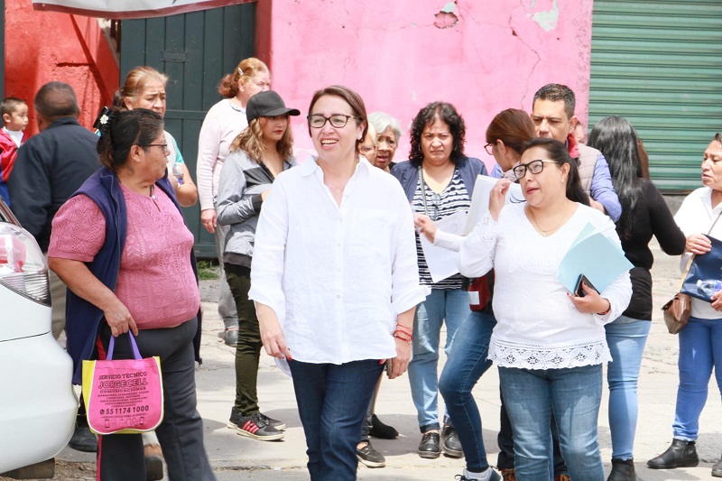 Con el Presidente AMLO y la maestra Delfina habrá justicia para Ecatepec