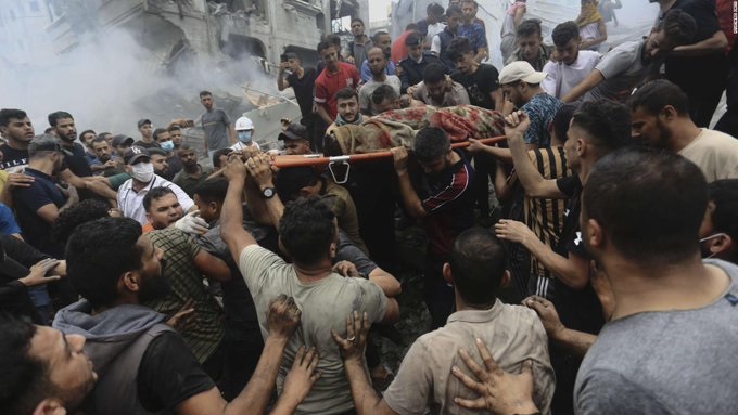 Más de mil civiles han fallecido en Israel y la Franja de Gaza