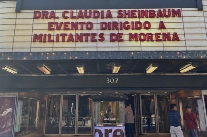 ‘’Luchamos para que los mexicanos y mexicanas en los Estados Unidos también tengan todos los derechos’’: Claudia Sheinbaum ante militantes mexicanos de Morena en Los Ángeles