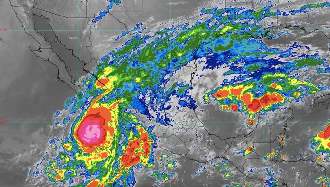 ‘Lidia’ se intensifica a huracán categoría 2