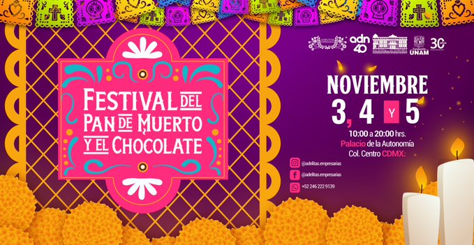 Ya viene el “Festival del Pan de Muerto y el Chocolate”: cuándo y dónde se realiza