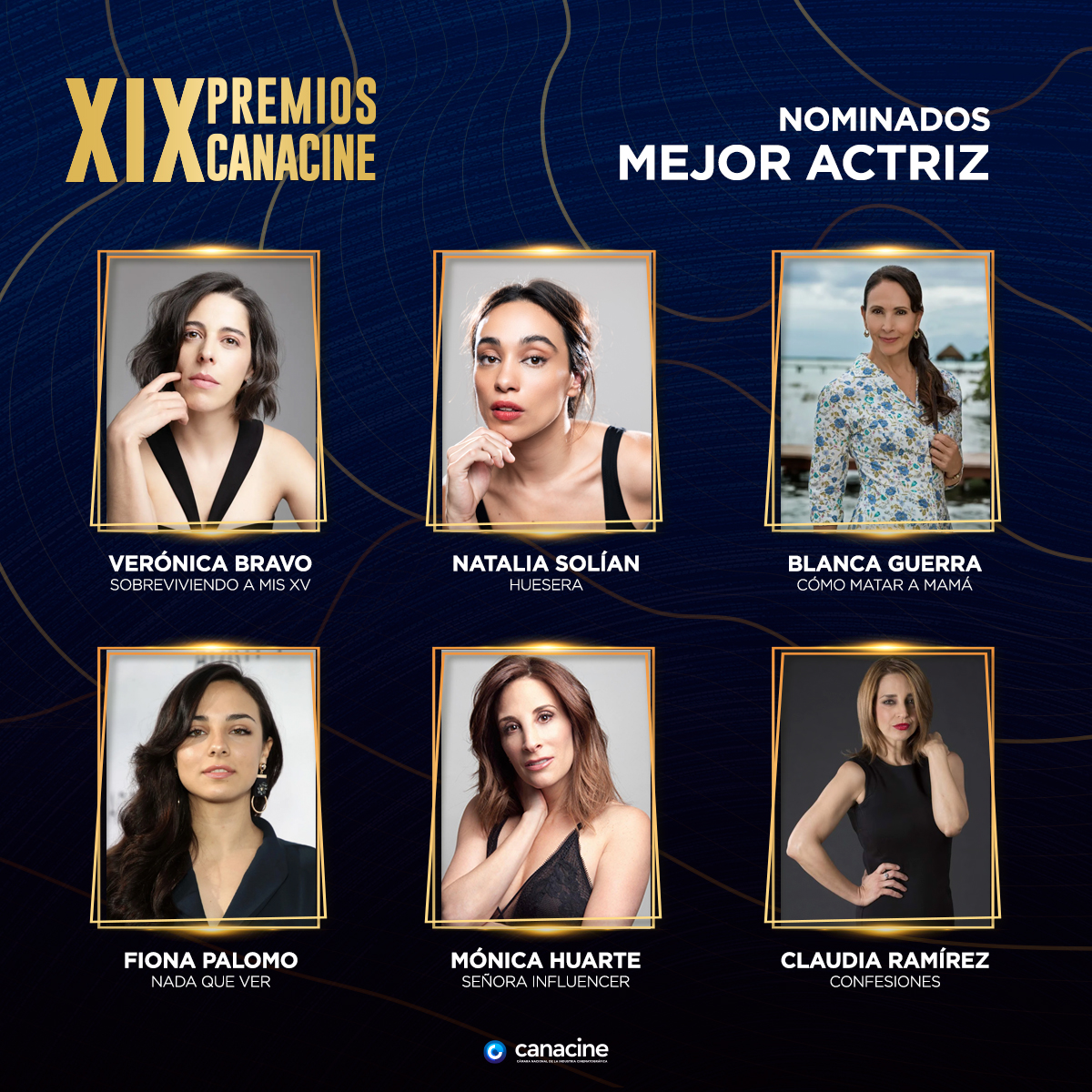 Anuncian los nominados a los Premios Canacine 2023