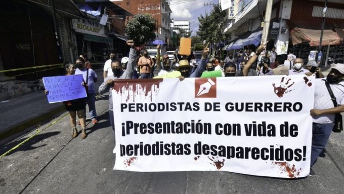 ONU-DH condena la desaparición de 3 periodistas en Taxco, Guerrero
