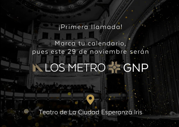 Todo listo para los premios METRO 2023 de la Academia Metropolitana de Teatro