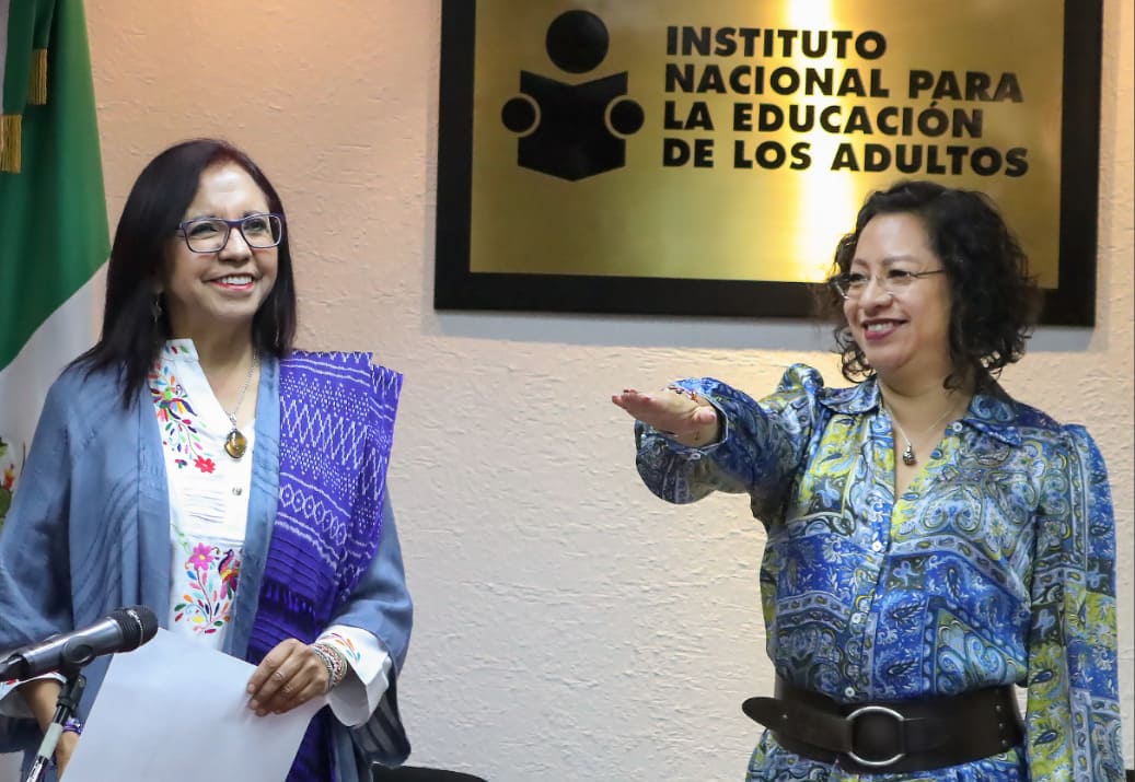Yadira Ixchel George Hernández rinde protesta como nueva directora general del INEA