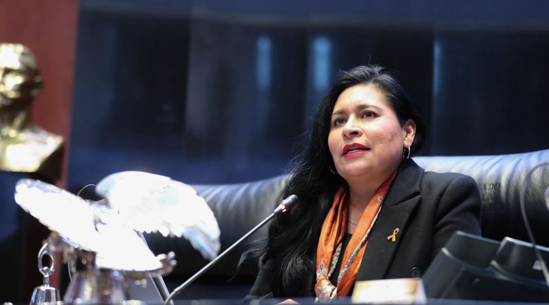Ana Lilia Rivera llama a parlamentos para que coadyuven a superar crisis diplomática