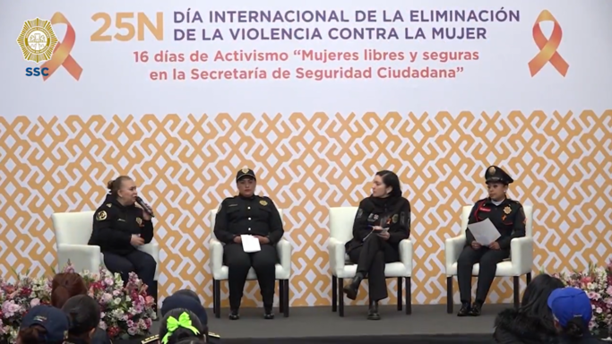 16 Días de Activismo: Conversatorio de Mujeres Policías en la SSC CDMX Aborda Retos para la Igualdad