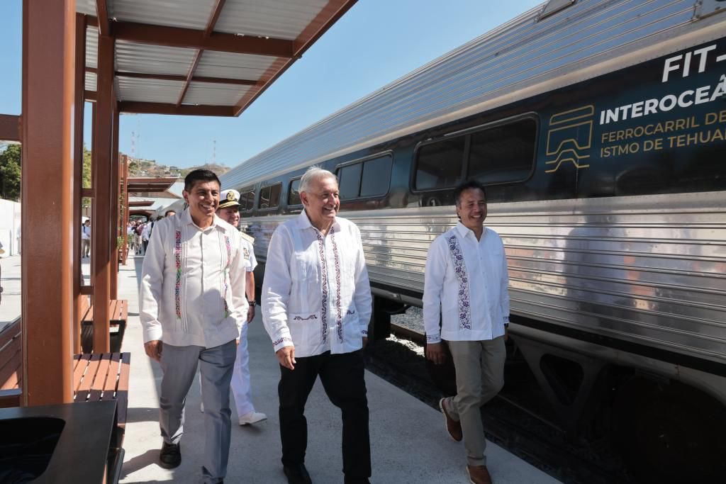 Arranca recorrido inaugural del Tren Interoceánico