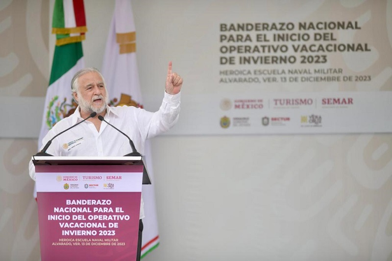 Inicia Operativo Vacacional de Invierno 2023 con banderazo nacional en Veracruz