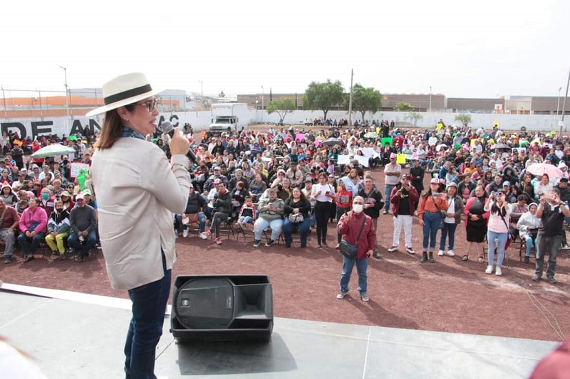 Un gobierno debe dar garantías de paz y libertad a la gente: Azucena Cisneros
