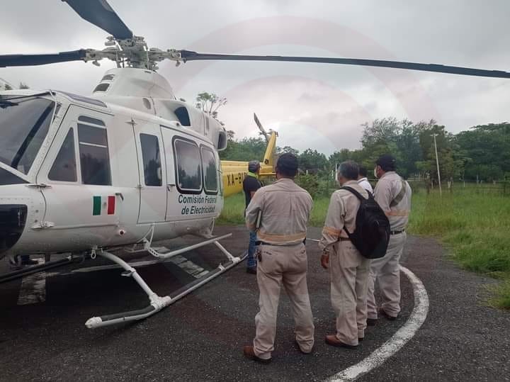CFE informa sobre el desplome de helicóptero en inmediaciones de la subestación eléctrica Yautepec, Morelos