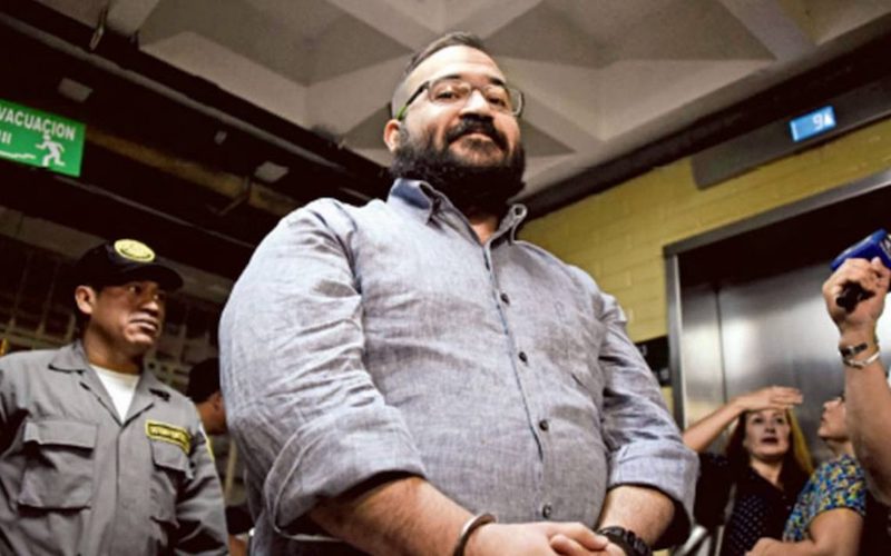 Javier Duarte tramita amparo luego de cumplir el máximo de 2 años en prisión preventiva